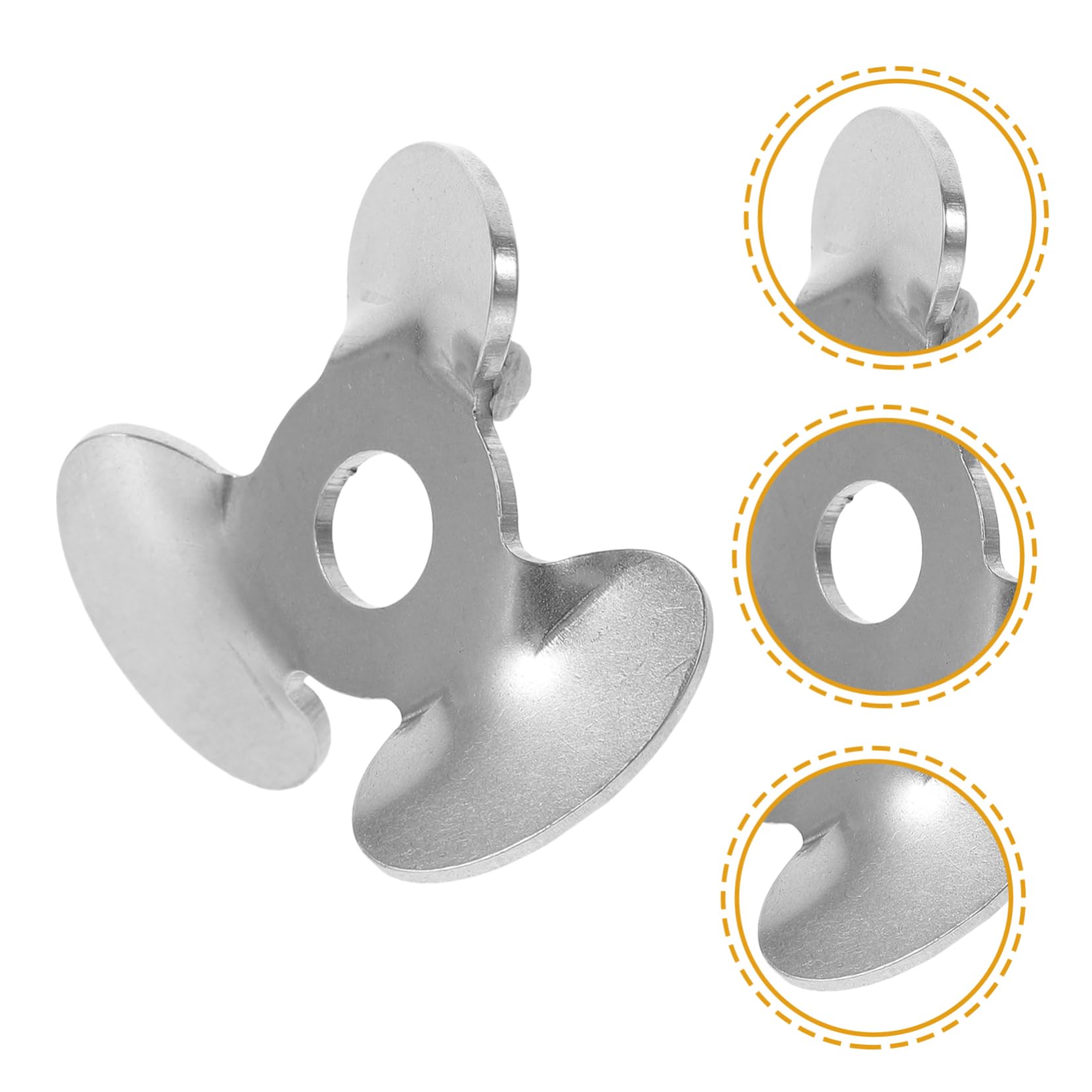 MAGICLULU 4 Pezzi Lama Agitatore Inossidabile per Laboratorio Efficienza nella Miscelazione Reagenti e Dispersione Particelle Facile Manutenere Strumento Affidabile per