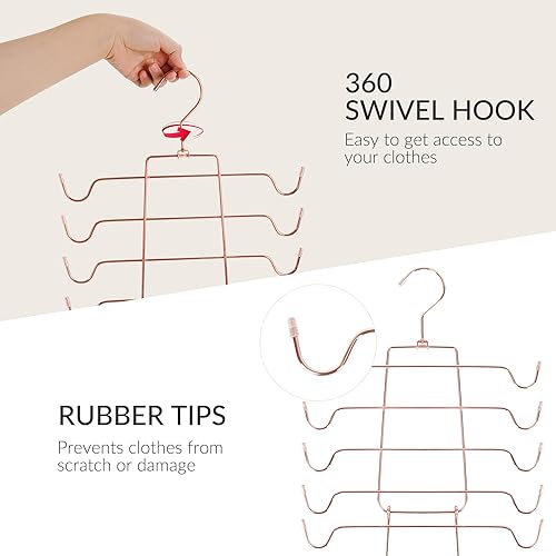 Vista 55 de ZEDODIER Colgador de camiseta sin mangas, hamgers para brasieres deportivos que ahorran espacio, soporte antideslizante para colgar sujetadores