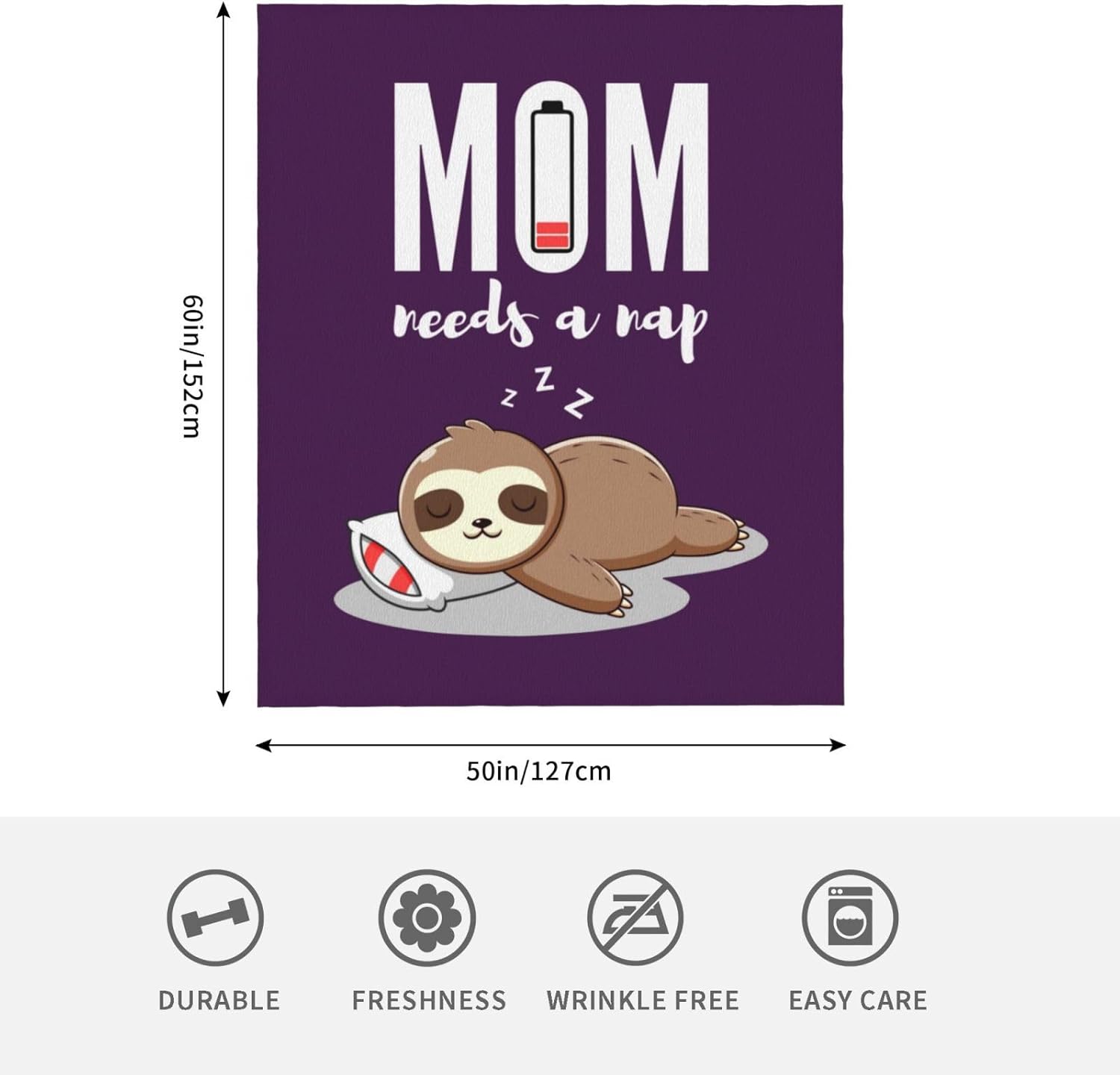 Gifts for Mom Valentines Day, Birthday Gifts for Moms from Daughter Son, Best Presents for Moms, Funny Mother Birthday Retirement Ideas Throw Blanket 60"X50" - Image 6