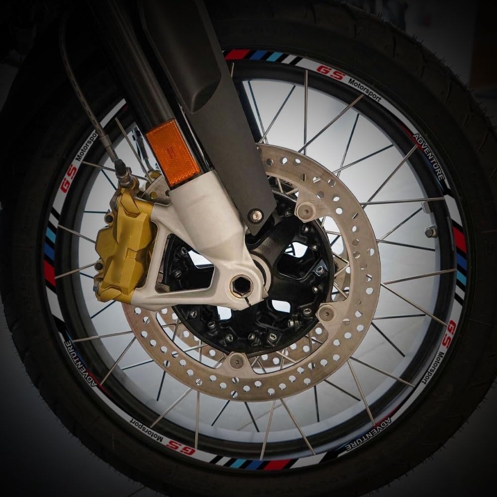 Motorcycle Sticker Wheel Rim Decal for A&dventure for R1200GS R1250GS for F650GS F700GS F750GS Wheel Stickers