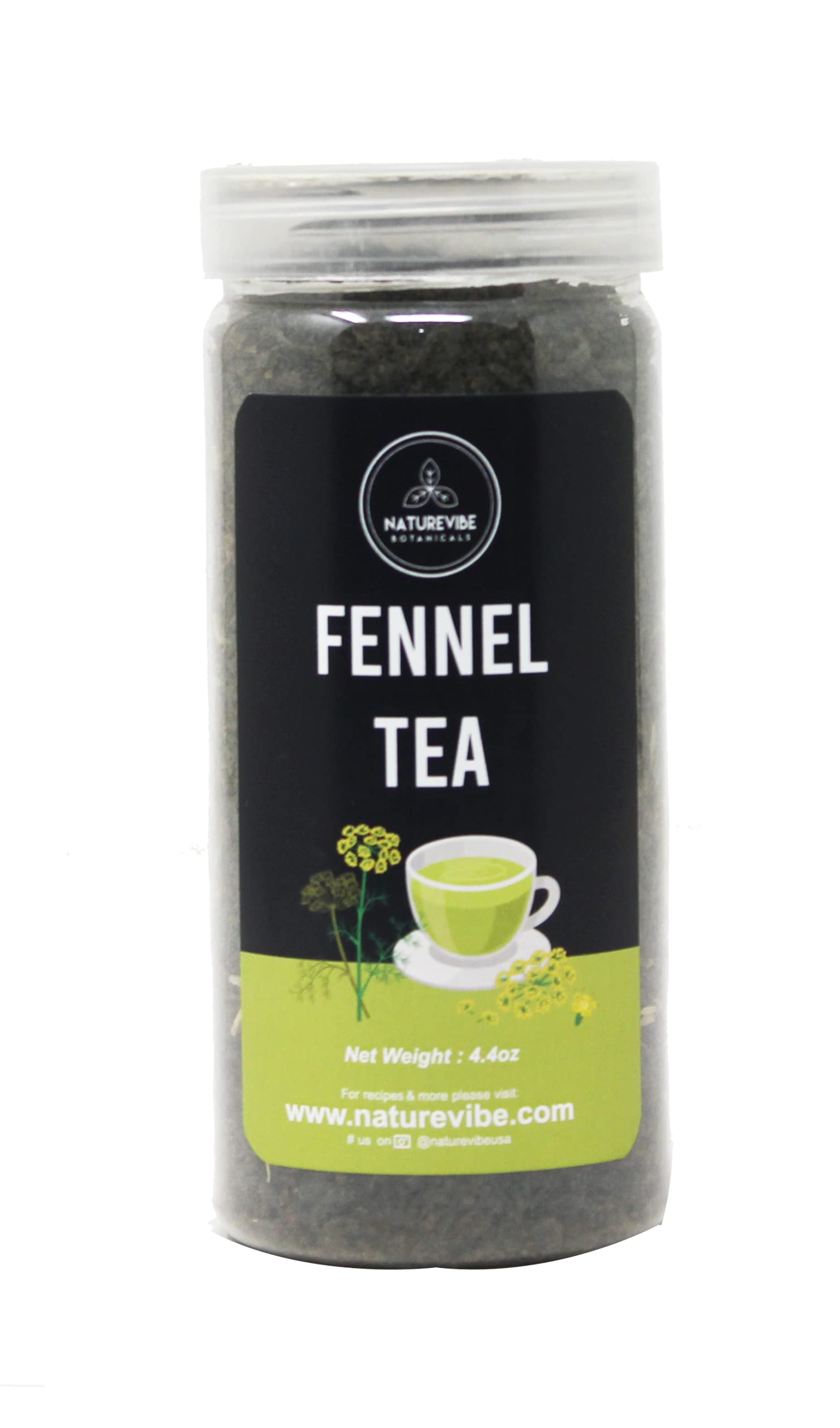 Naturevibe Botanicals Fennel Tea (4.4oz) |100% Natural Fennel Tea | Spiced Chai Tea Loose Leaf | Healthy and Delicious