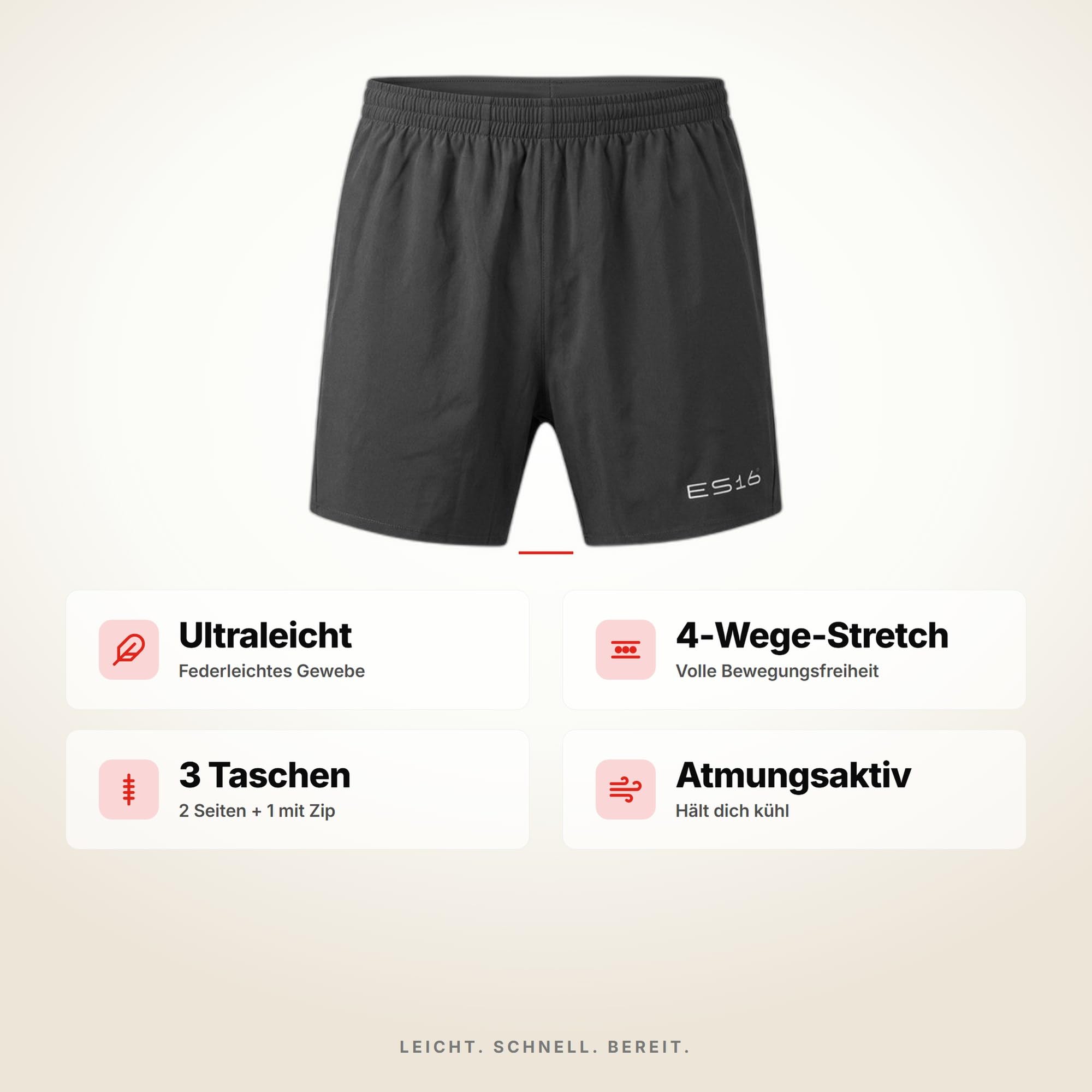 Performance Shorts Donna | Pantaloncini Sportivi Funzionali Leggeri ad Asciugatura Rapida per Ciclismo, Fitness e Corsa – Tessuto Stretch 4 Vie Traspirante