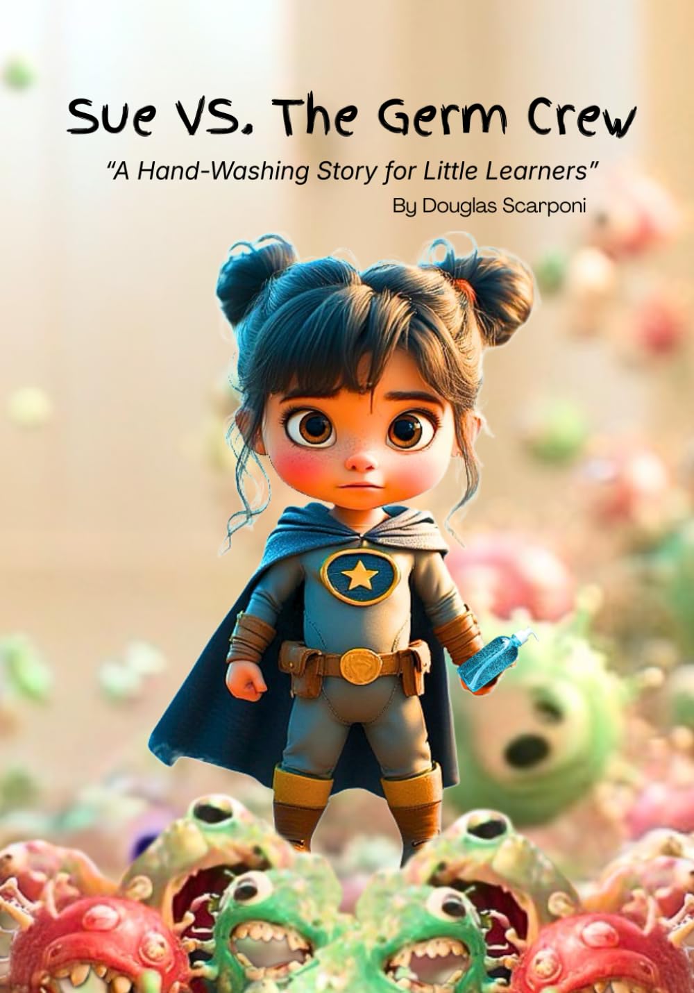 Sue Vs. The Germ Crew: “A Hand-Washing Story for Little Learners”
