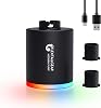 FLEXTAILGEAR Electric Hookah Pump Kit, Mini Portable Hookah Starter with 1300 mAh Rechargeable Battery Led Light, Coal Burner Helper Shisha Nargila Warm Up Set Smoke Bar Accessories