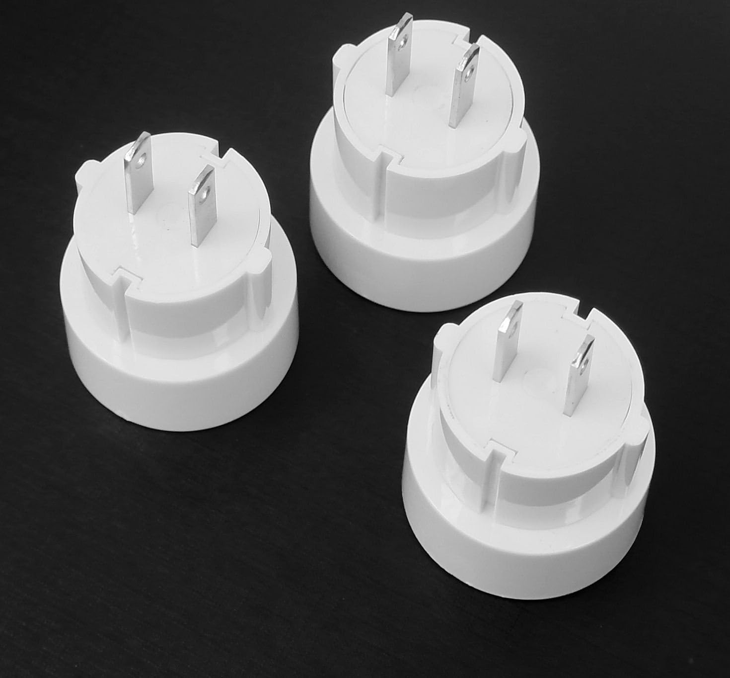 3 x AmerikaStecker Reiseadapter für USA, Kanada, Mittel und Südamerika, Karibik, Singapur