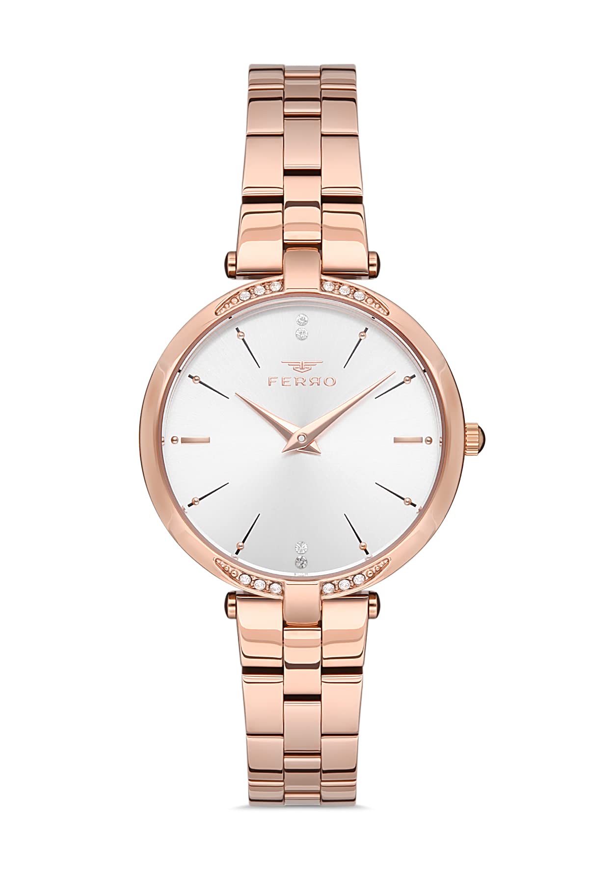 Ferro Analog Silver Dial Womens Watch-F21128A-C (B09RWLB9GL) Amazon Price History, Amazon Price Tracker