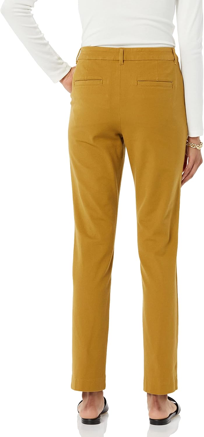 Amazon Essentials Women's Bi-Stretch Full Length Straight Leg Pant - Image 2