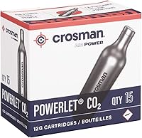 Vista 3 de Crosman Cartuchos de CO2 de 15 unidades para rifles de aire y pistolas de aire