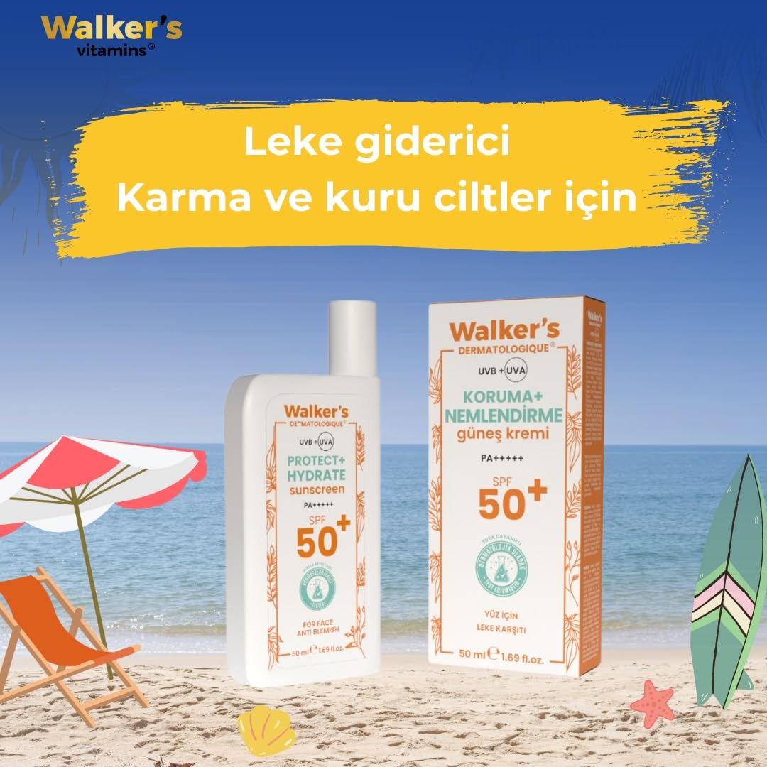 Walker`s Vitamins Dermatologique 50 Faktör Güneş Kremi
