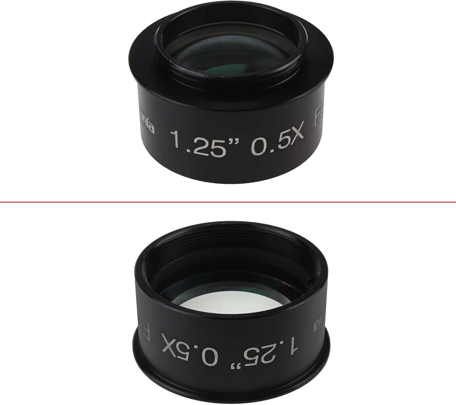 Astromania 1.25" 0.5X Reducer Corrector - Bundle with - 1.25" Laser Collimator