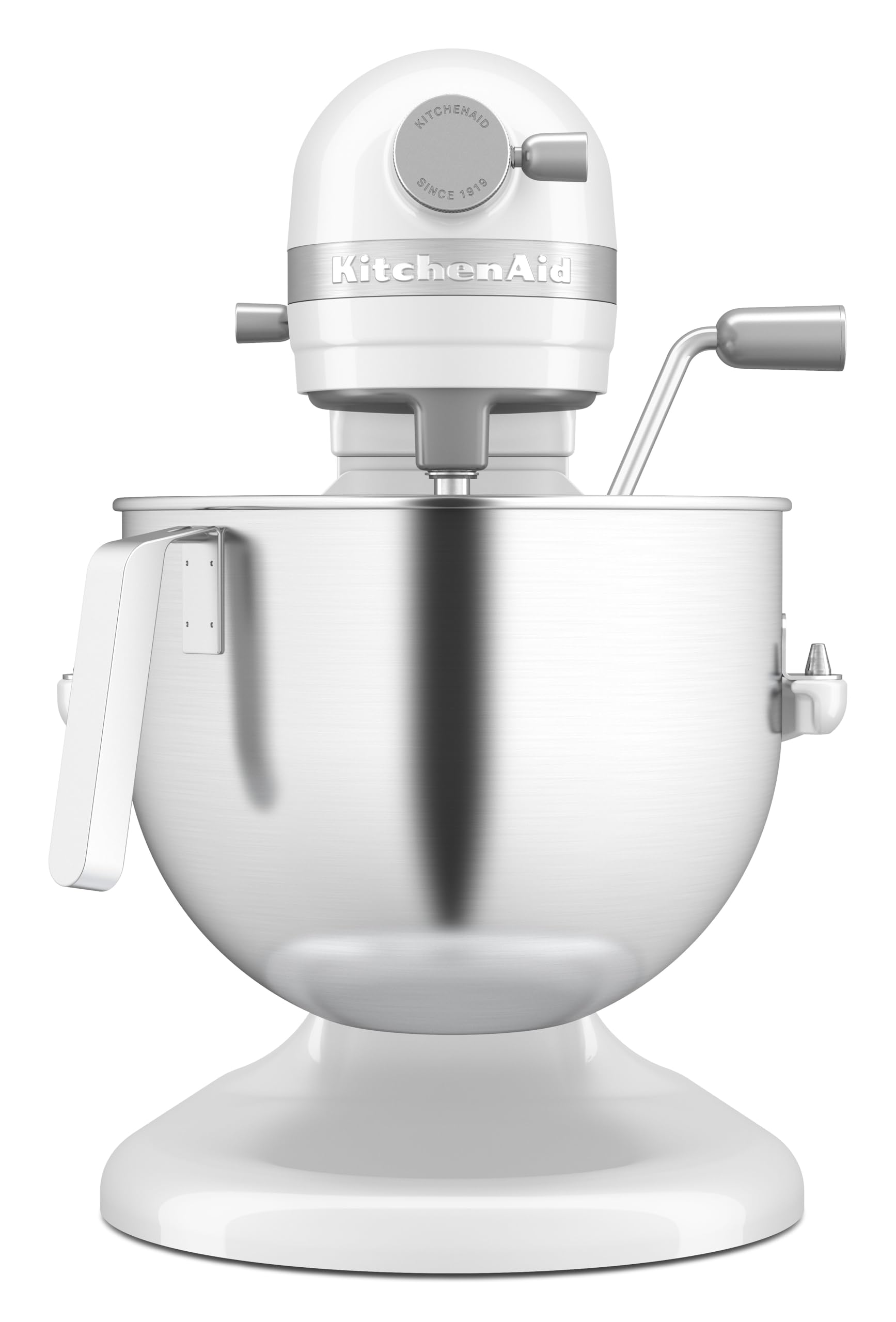 KitchenAid Heavy Duty Impastatrice 6.6L Bowl Lift, Ingranaggi Tutto Metallo, 11 Velocità, Avvio Morbido, Protezione Surriscaldamento, Ciotola 3 Punti, Bianco