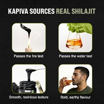 Kapiva 100% Pure Himalayan Shilajit Resin(30gm), High Potency for Men & Women | 120 Servings of 250mg | 80+ Trace Minerals, Upto 70% Fulvic Acid | Authentic | Natural Energy & Immune Support