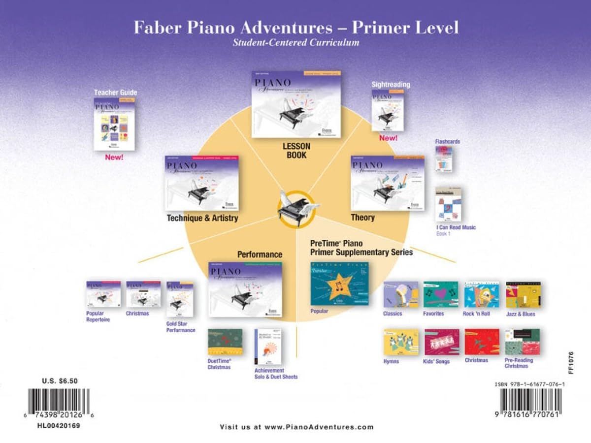 Piano Adventures: Theory Book - Primer Level, 2nd Edition | Beginner Piano Theory Workbook | Faber Piano Book with Music Note Reading and Rhythm Practice | Piano Sheet Music Book for Ear Training — Amazon image 7
