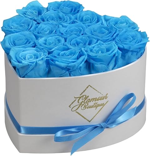 Miniatura 11 de GLAMOUR BOUTIQUE Rosas preservadas en una caja, regalos para ella, esposa y mamá, decoración de flores de rosas para regalo de cumpleaños, ramo de