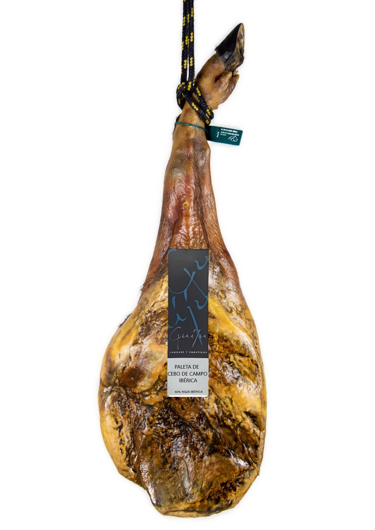 JAMÓN IBÉRICO(PALETA) DE CEBO DE CAMPO 50% RAZA IBÉRICA DESDE 5 KG. MARCA GUIJU. SALAMANCA. (5 kg)