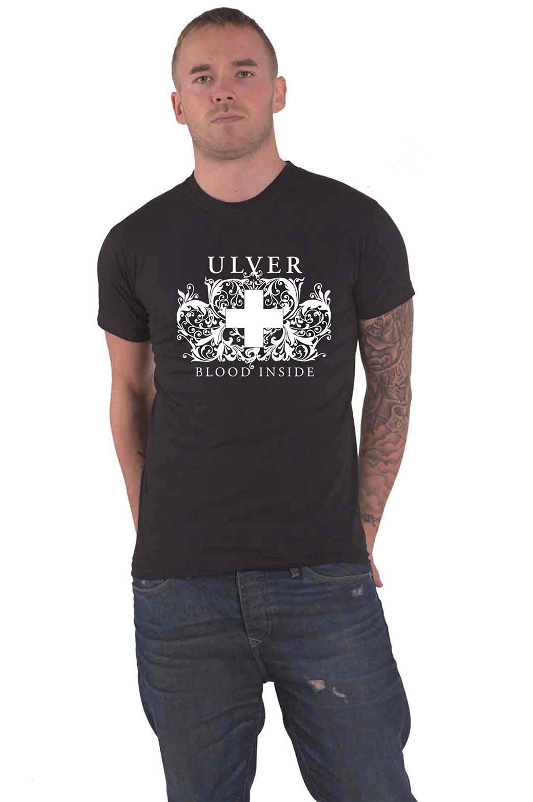 Ulver T Shirt Blood Inside Band Logo Official Mens Black S