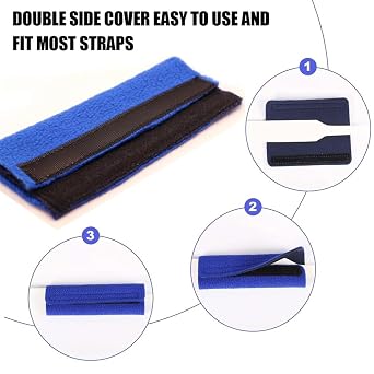 Headgear Strap Covers for CPAP 6 Pcs Universal CPAP Straps Comfort Pads for CPAP Mask Face Pads Reducing Indentation