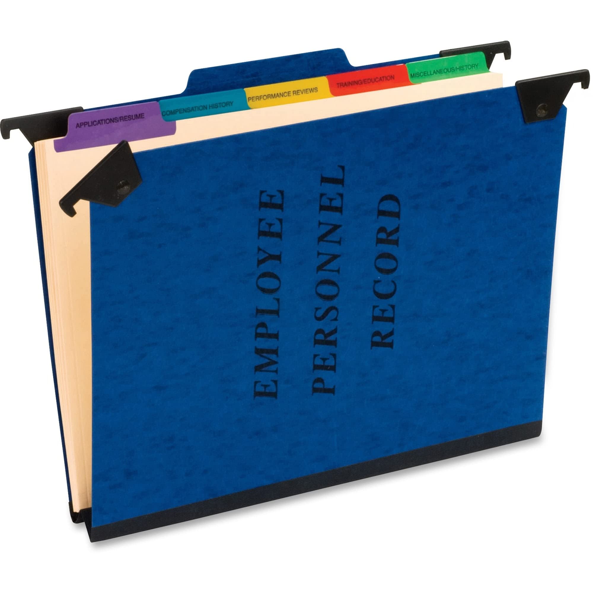 Pendaflex ser-2-bl Hanging Personnel Folders, 1/3 Cut, top Tab, Letter, blu