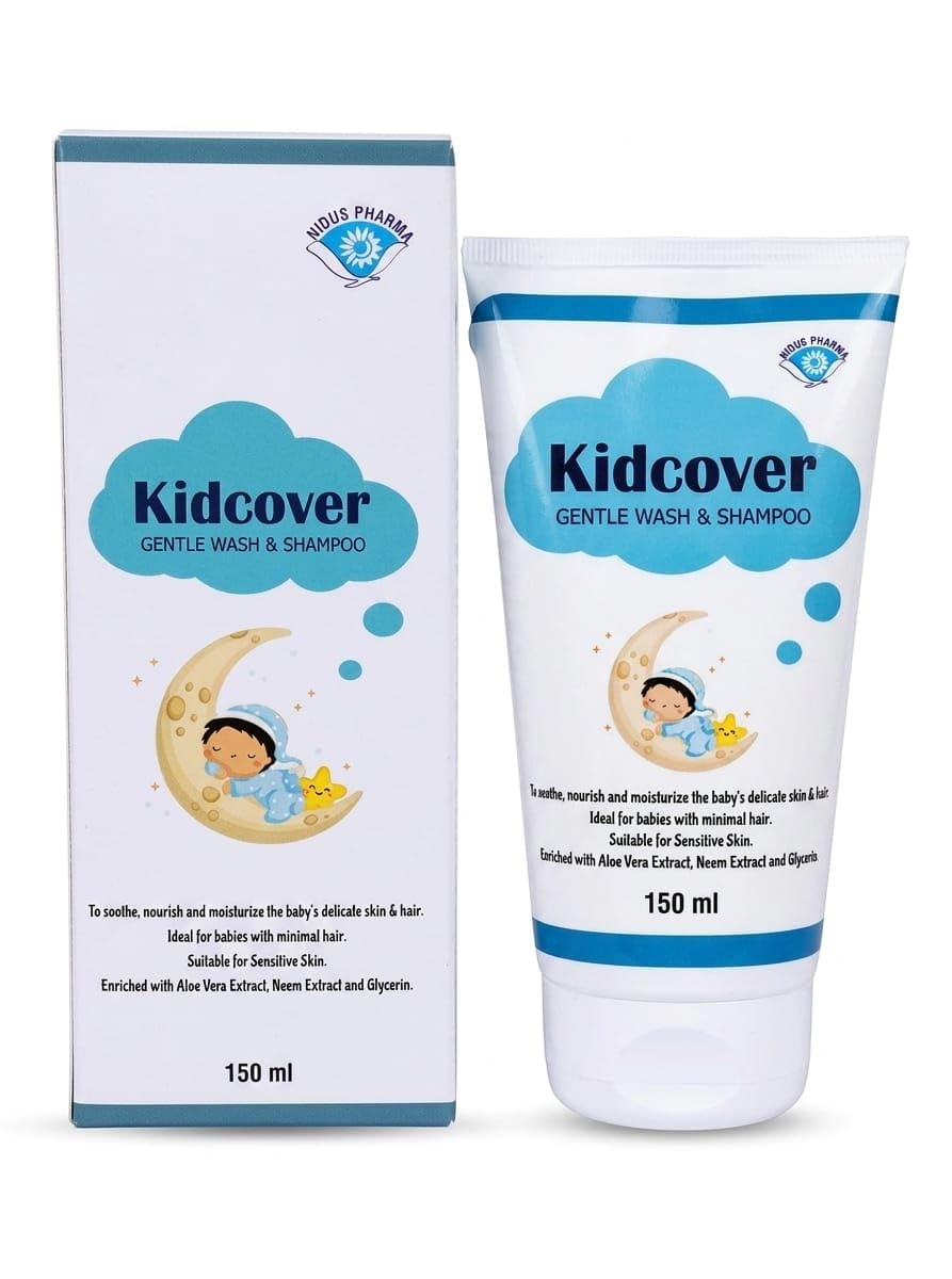 KIDCOVER GENTLE WASH & SHAMPOO 150ML (PACK OF 3)-image-12