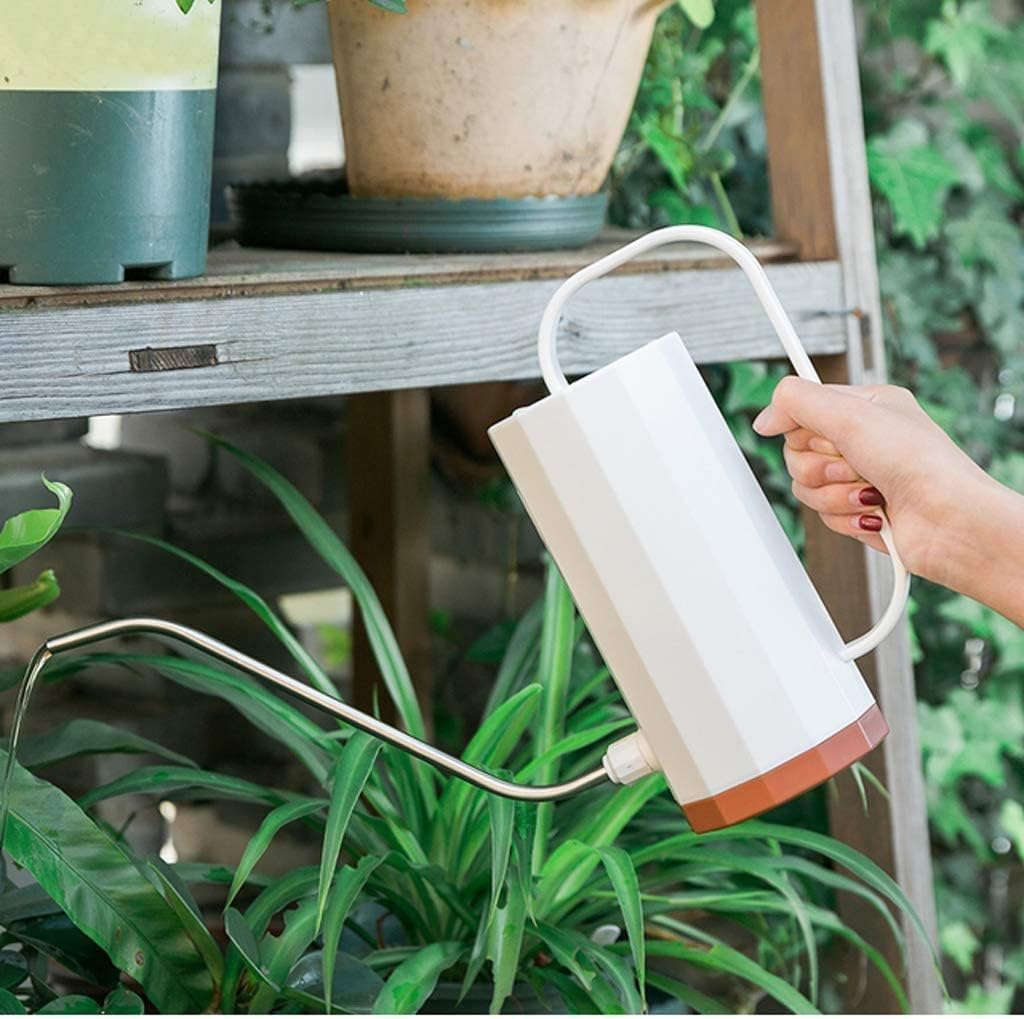 Watering Can Water Can 1.2L Long Mouth Watering Can Flowers Gardening Tools Sprinkling Can Handle Plastic Watering Pot Plant Sprinkler Potted Watering Can Indoor Plants(Blue)