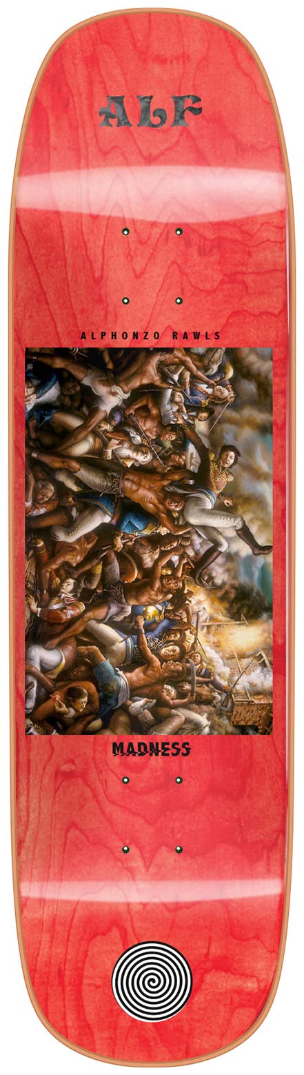 Madness Skateboards Deck Alphonzo Rawls Revolt Red 8.38'' x 32.06''