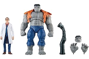 Marvel Legends Series Gray Hulk and Dr. Bruce Banner Avengers Action Figure Collectibles