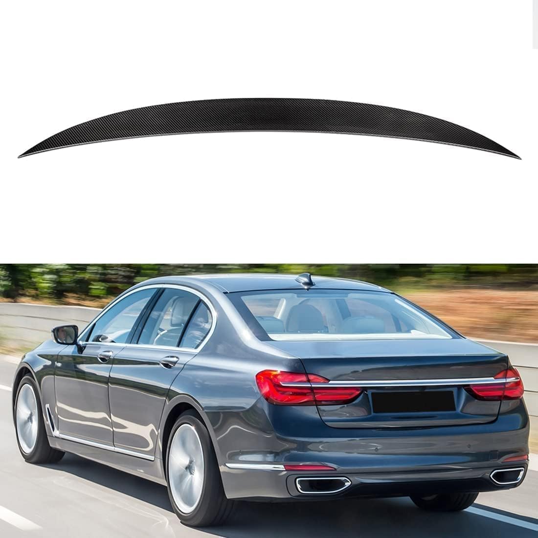 Aileron de coffre arrière BMW 7 Series G11 G12 améliore la stabilité à haute vitesse