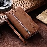 para Samsung Note 10 9 Plus A54 A34 A14 A04E A73 A53 A33 A13 A82 A72 A52 A32 A22 A71 A51 A41 A50 Cuero, marrón, para Samsung A04E