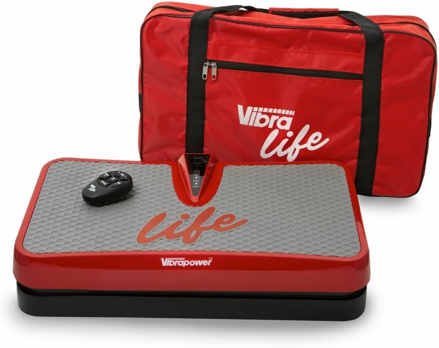 Vibrapower New 2018 Life Body Fitness Vibration Plate with Remote and Carry Bag