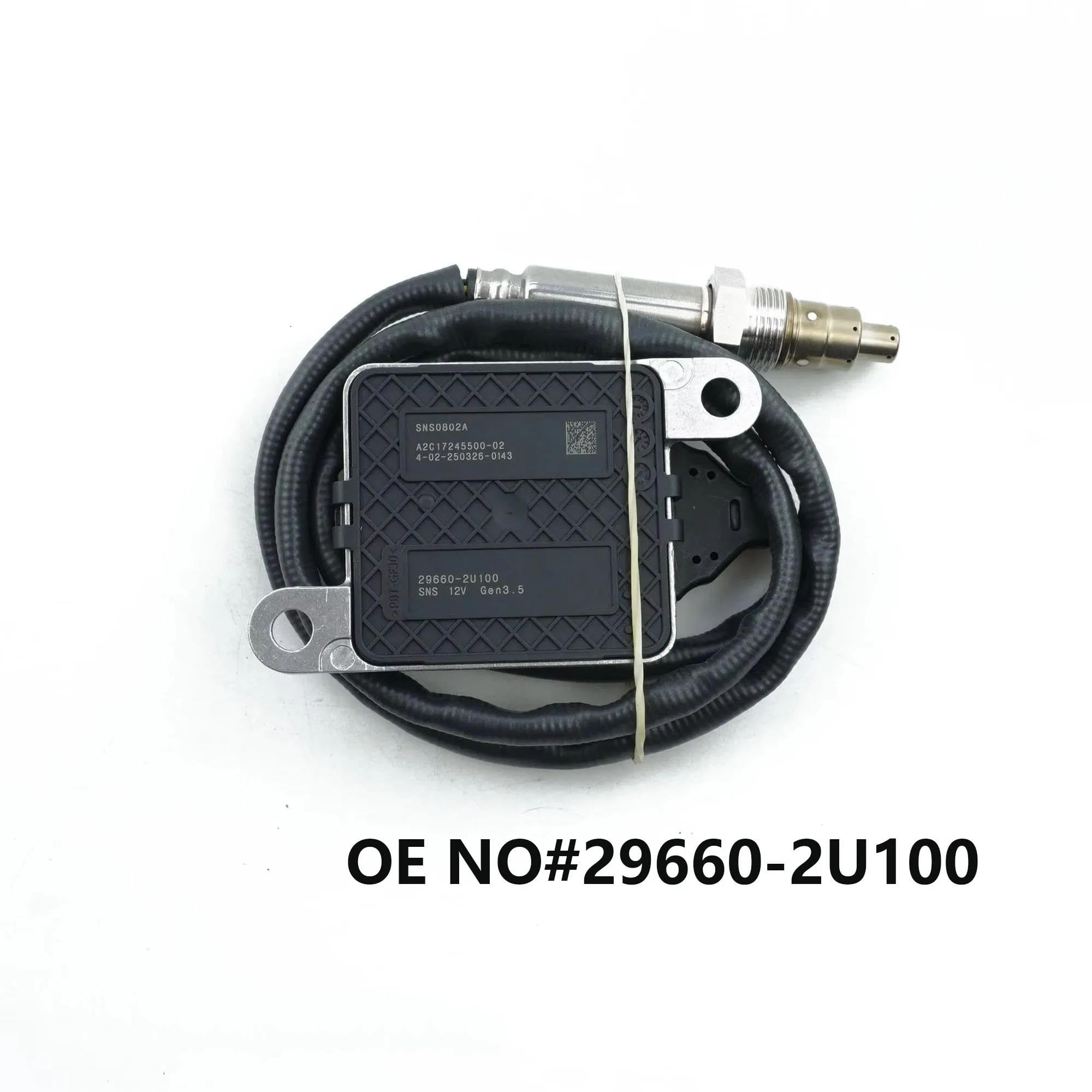 Sensor de óxido de nitrógeno 29660-2U100 Sensor de NOx Sensor de oxígeno y nitrógeno para Hyundai SNS0802A Sensor de NOx automotriz