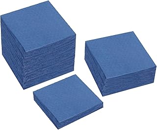 100 Pack Cocktail Napkin 2-Ply Dessert Napkins Folded 5 x 5 Inches Disposable Napkins for Dinner Wedding Birthday Party Bridal Anniversary Reception Event (100, Navy Blue)