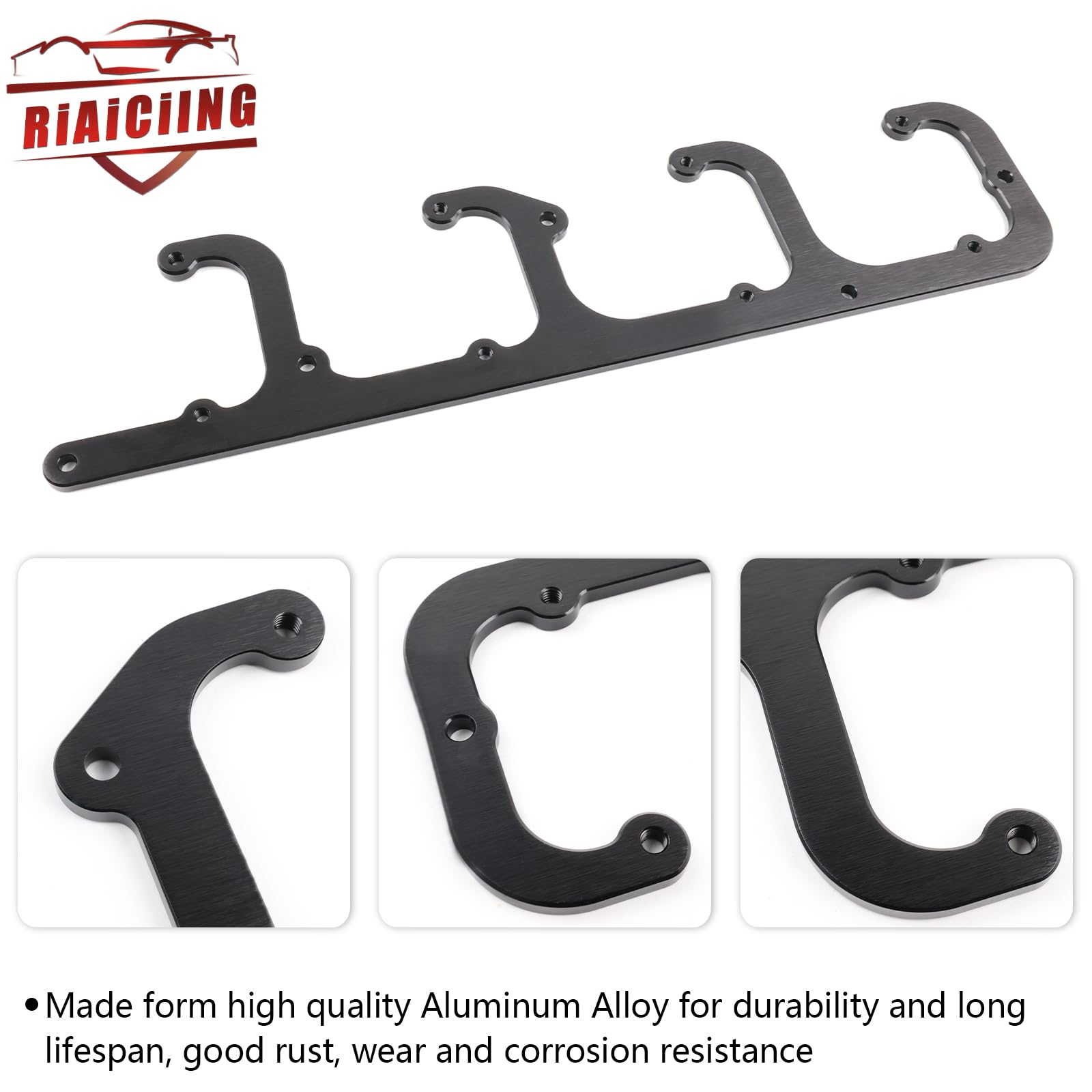 ICT Billet 5.3L LS Square Coil Brackets Valve Cover D581 D514A D510C 12558693 LSX Swap Truck LS1 LS3 LS2 LQ4 LQ9 LS6 L92 L99 L33 LR4 Designed & Manufactured In The USA - View #11