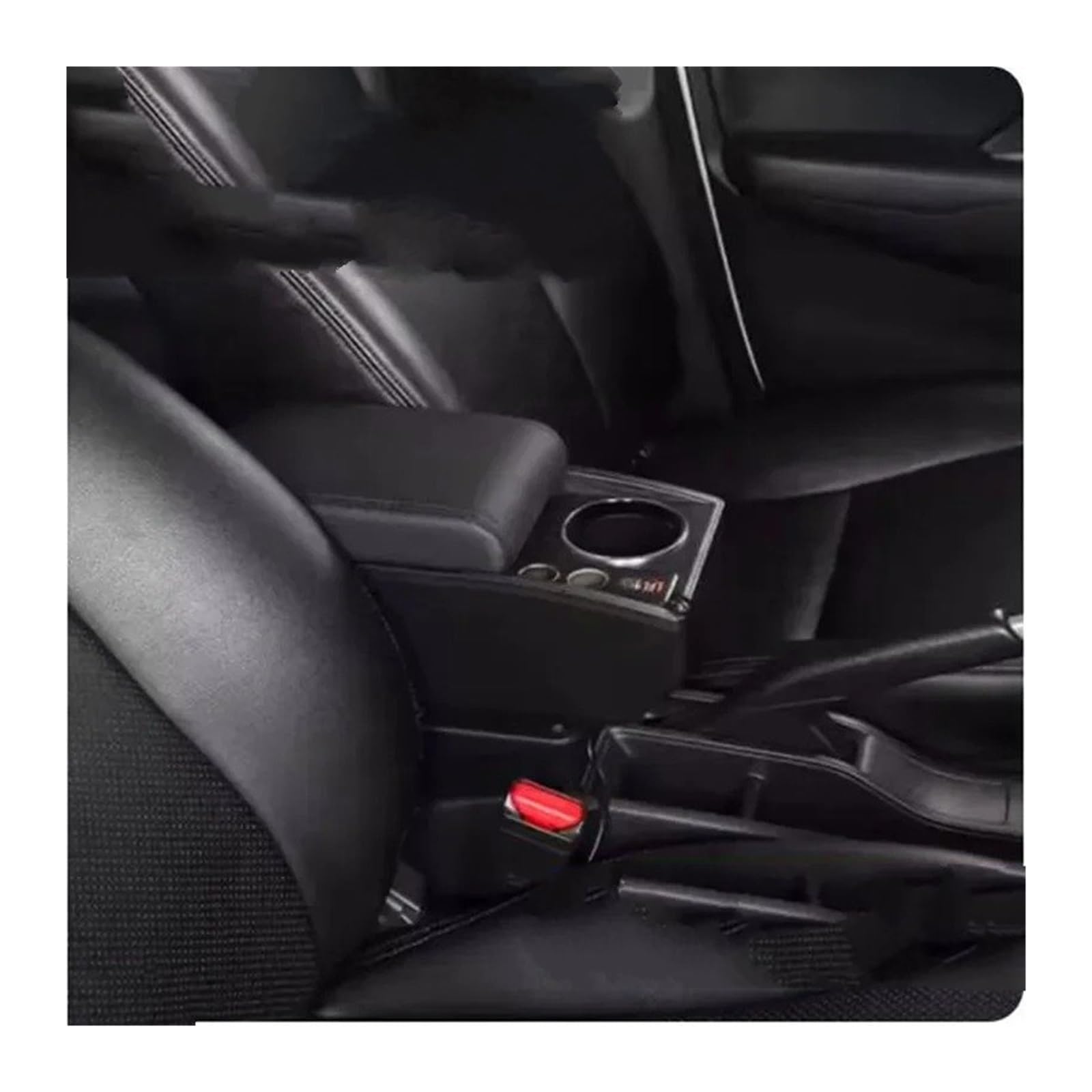 AWGNTQQ Car Armrests For Toyota For Yaris For Vitz Double-Layer Car Armrest Box Center Storage Interior Retrofit Accessories(AW1 Fast charging)