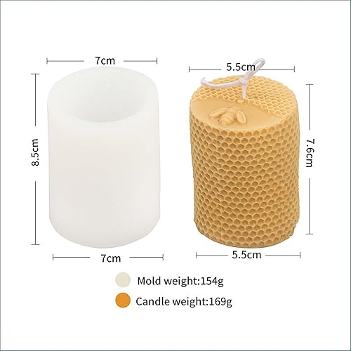 Miniatura 2 de Grainrain Moldes de vela de abeja 3D molde de jabón de silicona de panal molde de cera molde de fabricación de velas (SXY044)