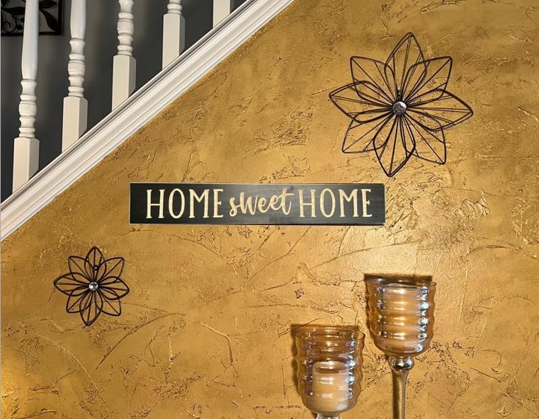 Miniatura 3 de The Finishing Touch Home Sweet Home - Letrero de madera maciza negra