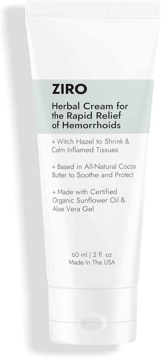ZENMED Cool Relief - 2 oz Natural Herbal Cream with Organic Ingredients of Hemorrhoids Formula