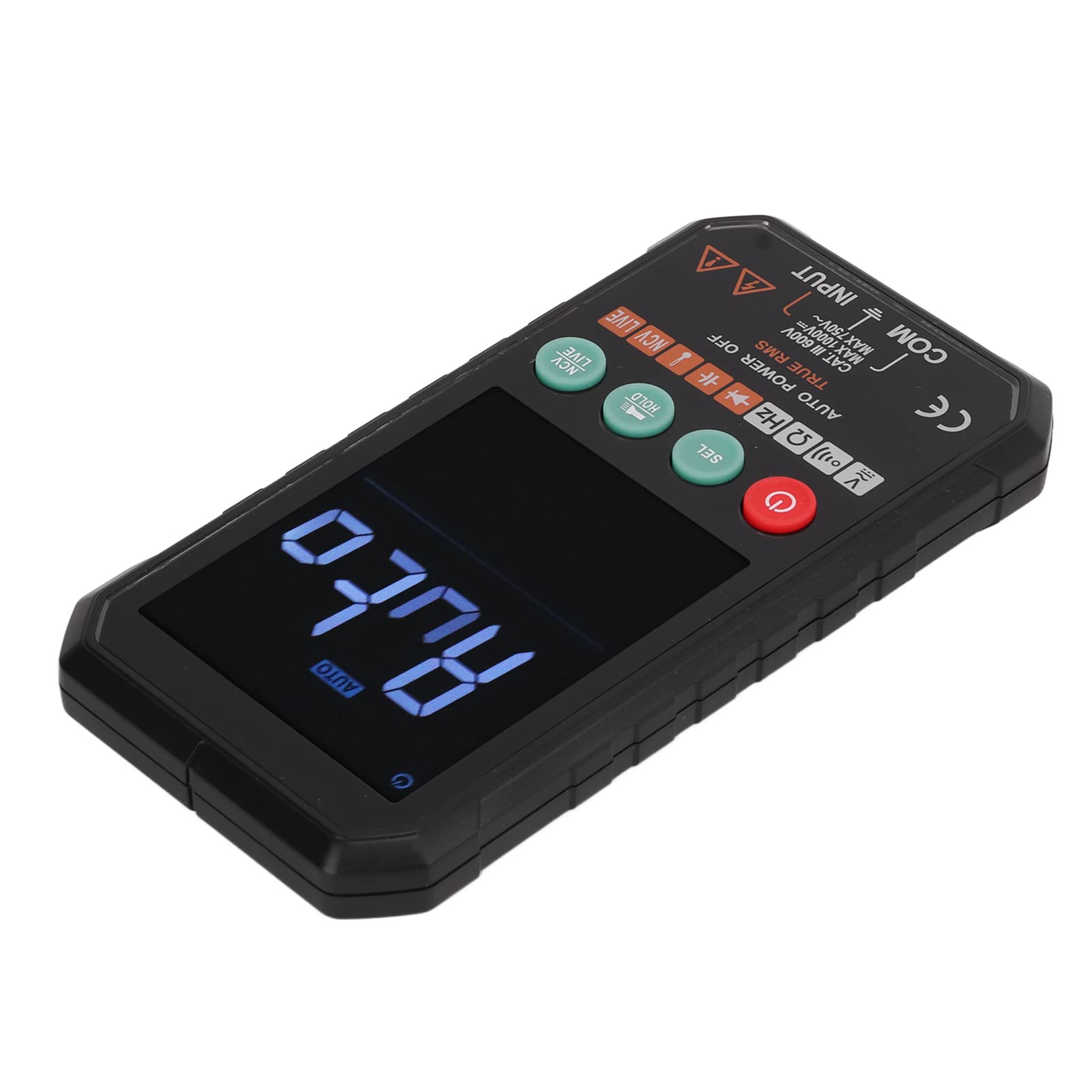 FY107C Inteligentny automatyczny multimetr cyfrowy z wyświetlaczem LCD o rozdzielczości 6000 zliczeń - Miernik testowy rezystancji napięcia 1000 V AC DC - Ręczny miernik o