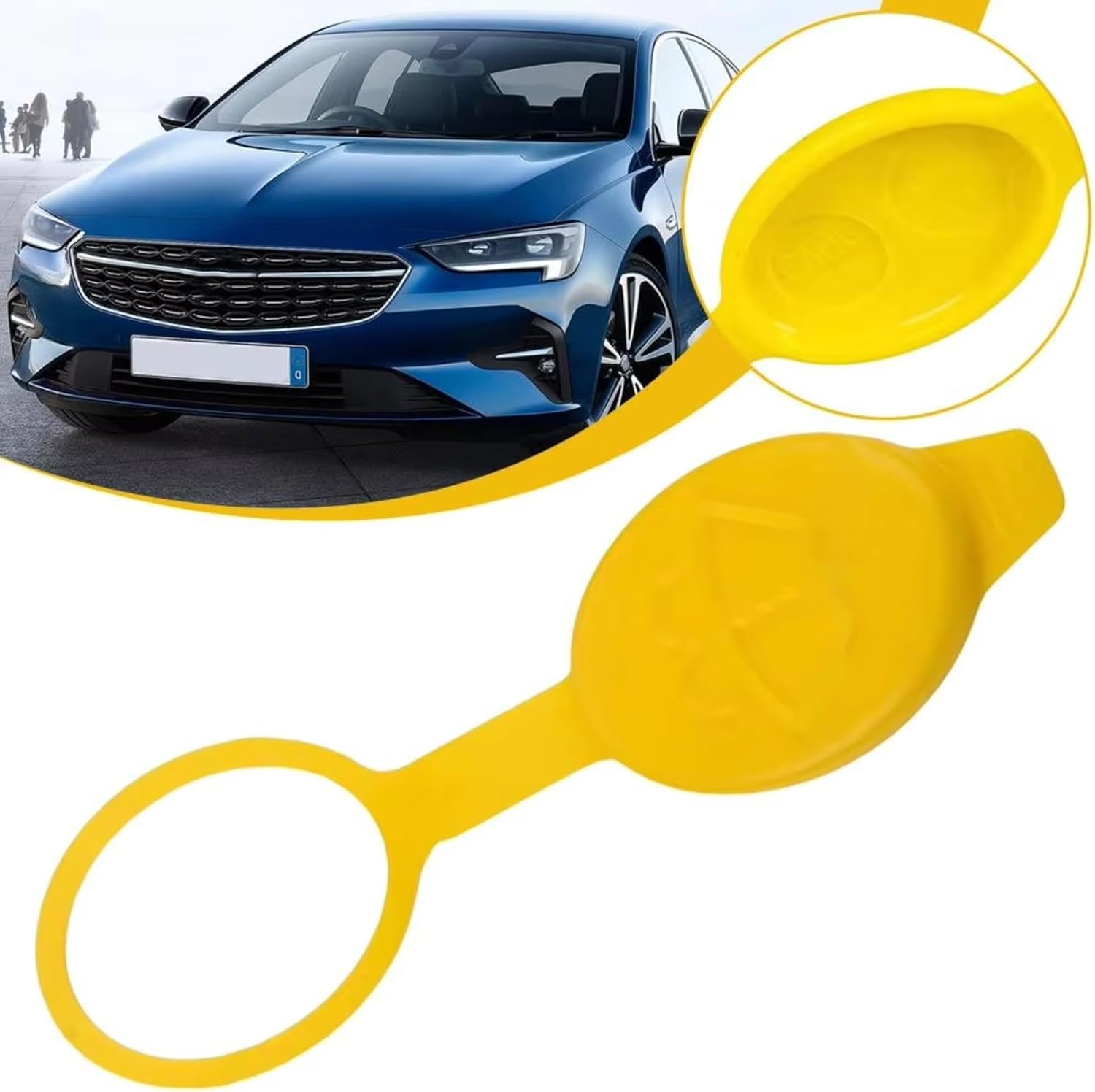 Car radiator cap Compatible With Vauxhall For Astra H For Corsa D For Zafira B 2004-2015 6450562 13118170 Car Windshield Wiper Washer Fluid Reservoir Cap