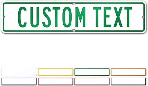 Señal de calle, señales de carretera personalizadas, 8 colores, opción de señal individualduplicada, reflectanteno reflectante, opción de tornillos,