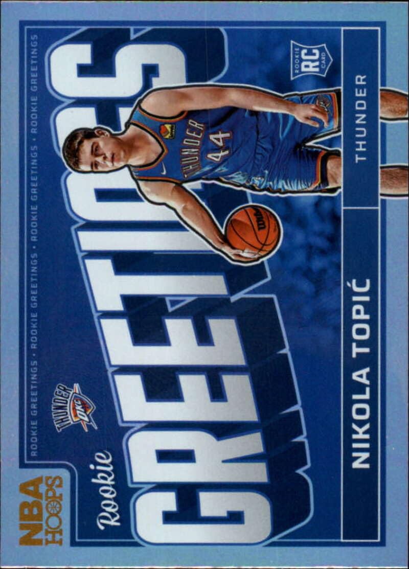Amazon.com: 2024-25 NBA Hoops Rookie Greetings Holo #20 Nikola