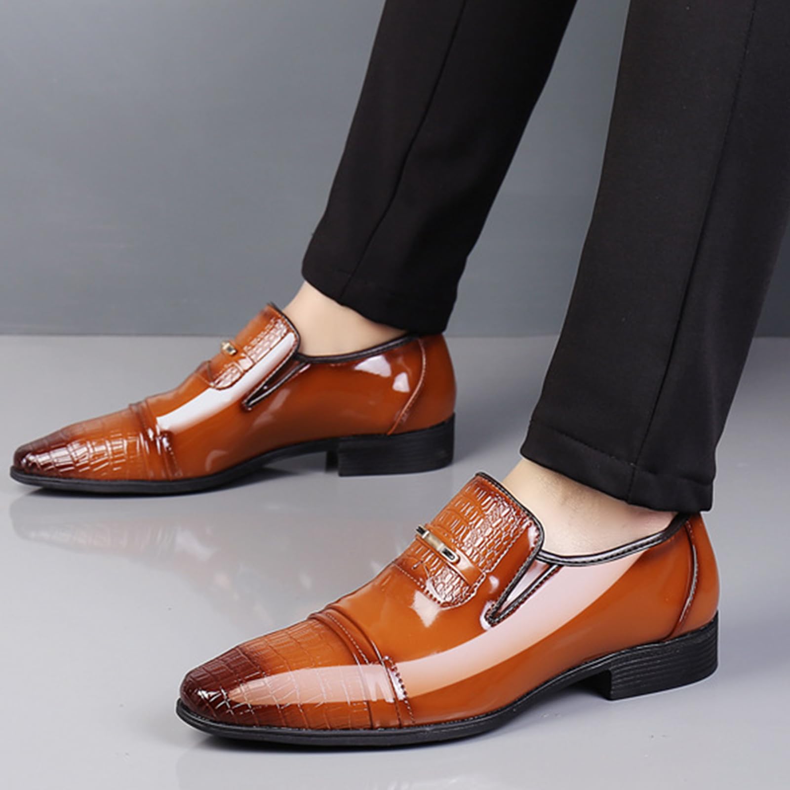 Scarpe Oxfords da Uomo Punta | casual, in pelle, eleganti, mocassini, all'aperto, camminare, abito sposa, ufficio