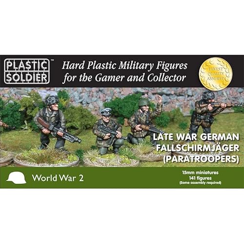 Late War German Fallschirmjager 15mm by Plastic Soldier Company