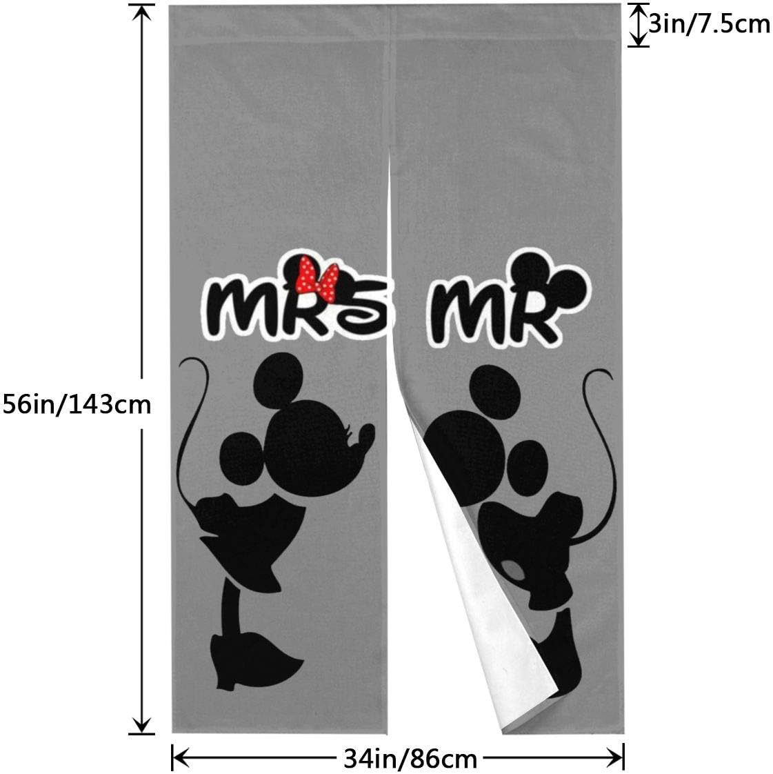 Amazon ディズニー ミッキーマウス のれん 間仕切り 遮光 目隠し 暖簾 ロング おしゃれ ロング 玄関 キッチン出入り口用 個性的 プレゼント 86 143cm のれん オンライン通販