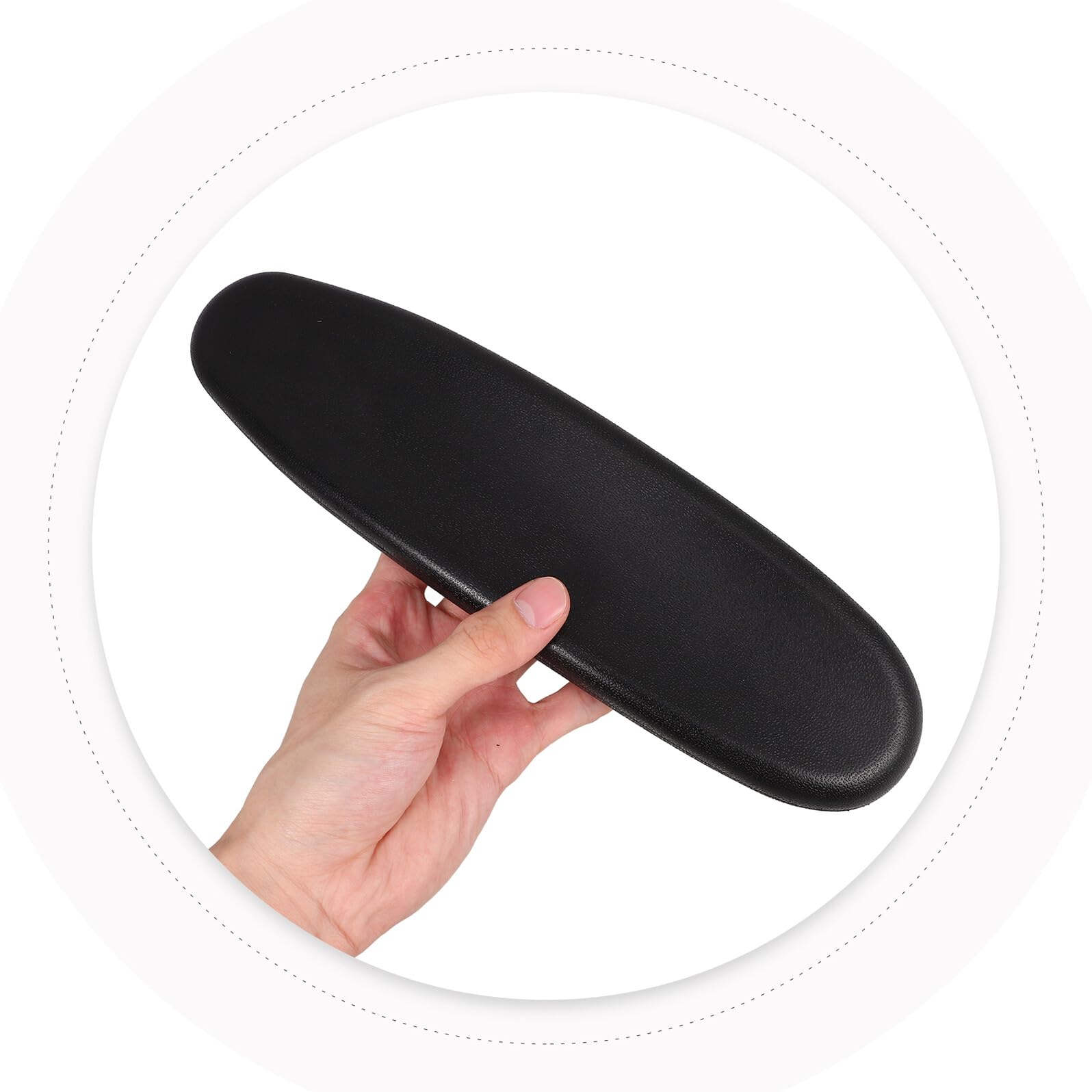 Almohadillas Reposabrazos Silla Oficina Aplicables Cojín Ergonómico Repuesto para Sillas Gamer y Ruedas