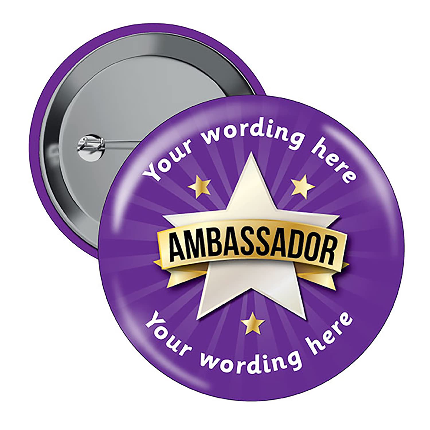 10 Personalised Rainbow Award Childrens Pupils Motivational School Praise Teachers Reward Badges 50mm Primary Teaching Services - View #6