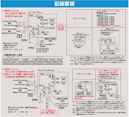Amazon.co.jp: オーケー器材 K-KDU573HV [壁掛形エアコン用ドレン