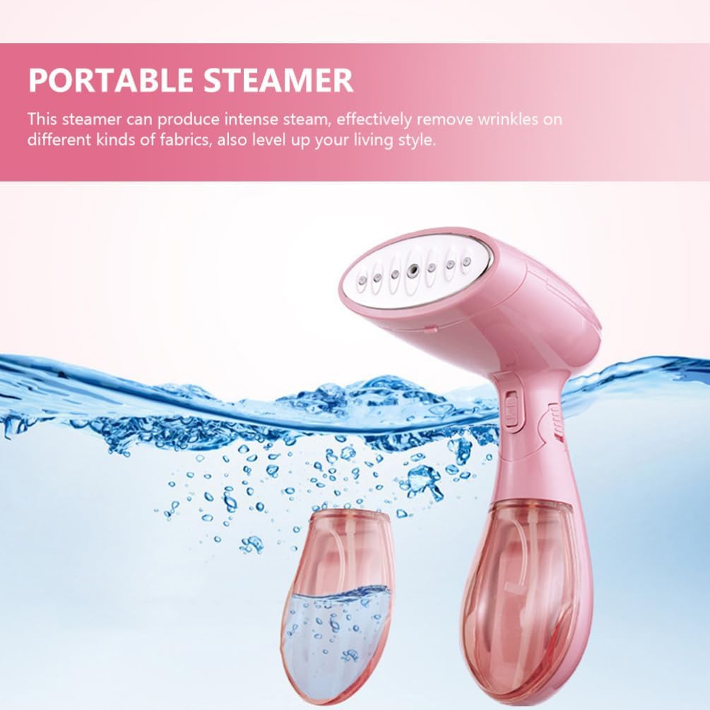 Cabilock Handheld Garment Steamer Travel for Clothes Curtains and More Safe for All Fabrics Detachable Water Tank for Continuous Steam Lightweight and Design