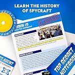 National Geographic Spy Kit for Kids 8-12 - Complete 10 Secret Mission Activities with Spy Gadgets, Tools and Gear, Kid Detective Kit, Science Kits for Kids, Pretend Play, Science Activity Set