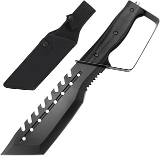 Armory Replicas Dark Lunacy Full Tang Handguard and Glass Breaker Knife - Armory Replicas