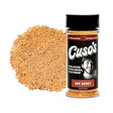 Cuso Cuts Hot Honey BBQ Seasoning Rub - All-Purpose Spice Blend for Meat, Chicken, Pork - Hot Rub for Grilling, Smoking & Cooking - 5 oz Bottle, 1 Count BBQ Spice + Recipe eBook Bundle
